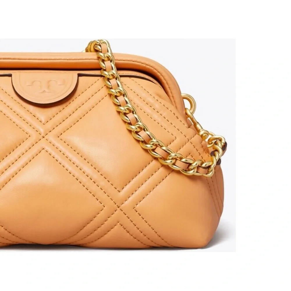 ☀️NEW☀️Tory Burch Fleming Bag Apricot - Picture 12 of 12